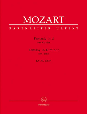 Fantasy : D Minor: Kv397: Piano  (Barenreiter)