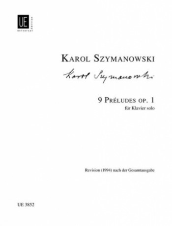 9 Preludes: Op.1: Piano Solo