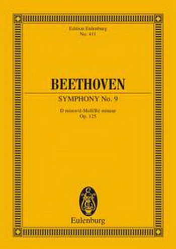 Symphony No.9: D Minor: Op125: Miniature Score