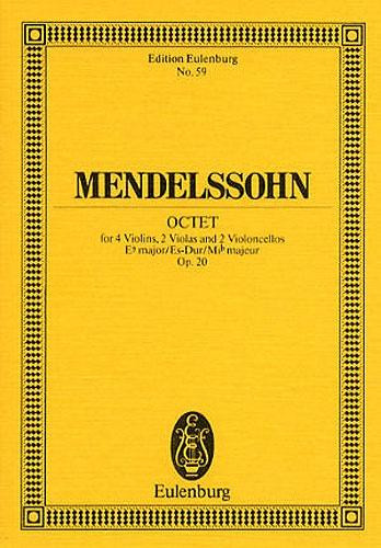 Octet: Eb Major: Op20: Miniature Score