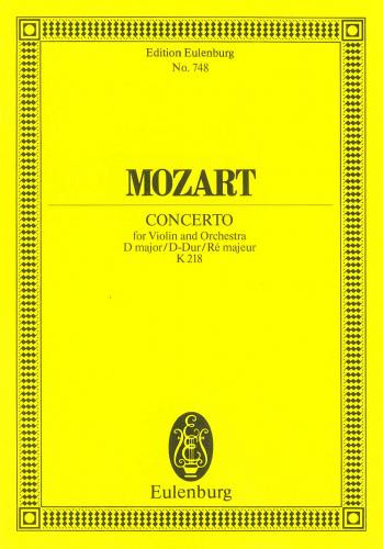 Piano Concerto: D Major: K218: Miniature Score