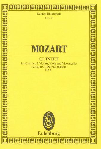 Quintet: A Major: K581: Miniature Score