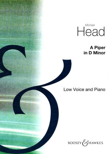 A  Piper In D Minor: Low Voice and Piano