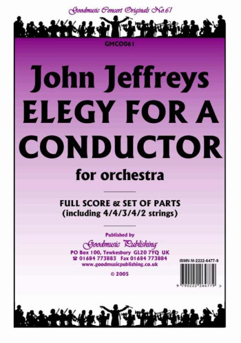 Elegy For A Conductor Orchestra Score And Parts
