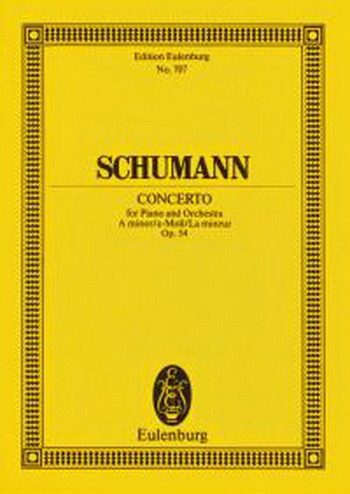 Piano Concerto: A Minor: Op 54: Miniature Score