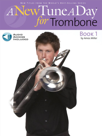 New Tune A Day: Trombone Bass Clef Book & Audio (Miller)