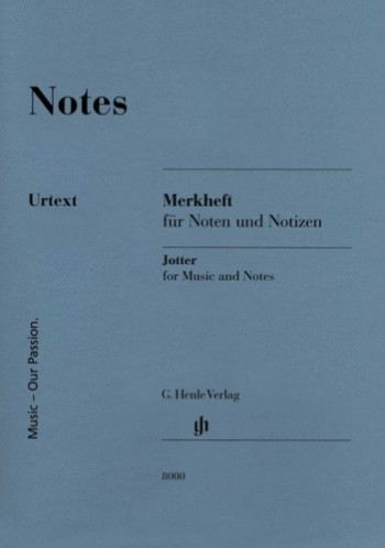 Manuscript Jotter For Music & Notes (Henle)