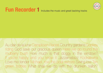 Fun Recorder: Book 1: Descant Recorder; Book & Cd