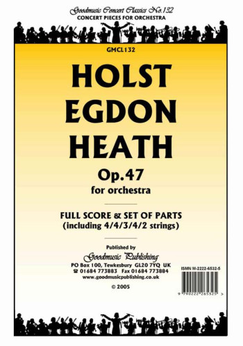 Egdon Heath Orchestra Score And Parts