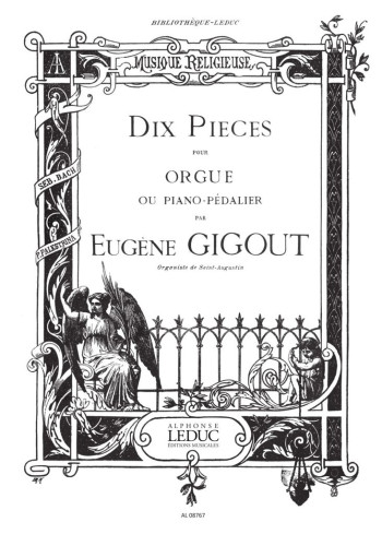 Dix Pieces: 10 Pieces: Organ (Leduc)