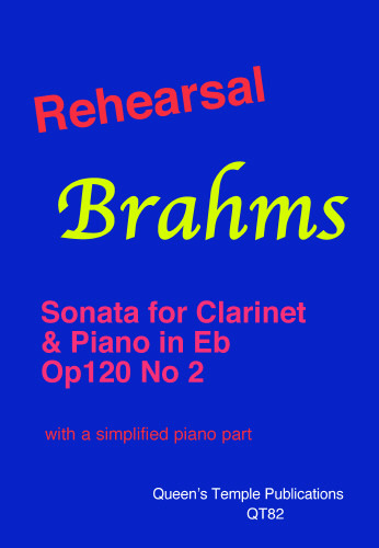 Sonata Op.120 No.2 Eb Major: Clarinet & Piano (Queens Temple)