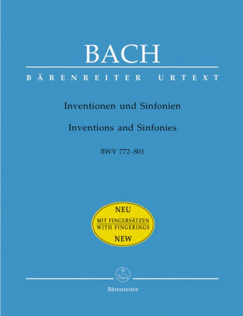 Inventions & Sinfonias: Bwv772-801: Piano (Barenreiter)
