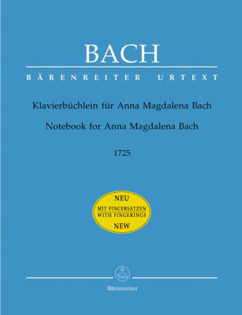 Notebook For Anna Magdalena 1725: Piano (Barenreiter)
