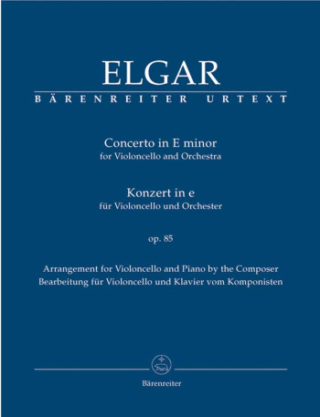 Cello Concerto Op 85: Cello & Piano (Barenrieter)