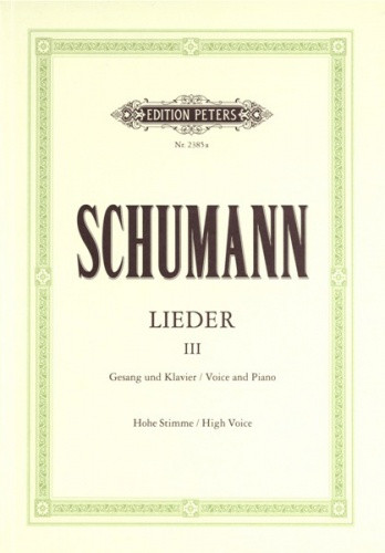Complete Songs Vol.3 High Voice & Piano (Peters)