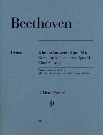 Piano Concerto Op.61 D Major: Piano reduction, for 2 pianos (Henle)