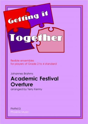 Getting It Together: Aacademic Festival Overture:  Ensemble Score& Parts