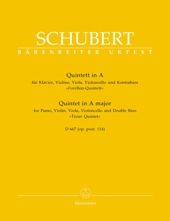 Trout Quintet Op.67  Score & Parts (Barenreiter)