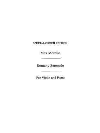 Romany Serenade: Violin and Piano (Bosworth)