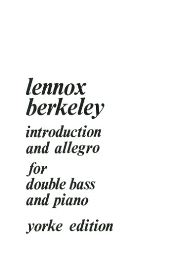 Introduction and Allegro: Op 80: Double Bass (Yorke)