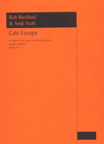 Cafe Europa:10 Pieces For Alto Saxophone (Astute)