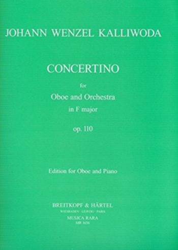 Concertino F: Op110 Oboe & Piano (Breitkopf)