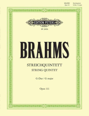 String Quintet In G Op.111: Parts (Peters)