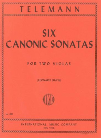 Telemann: 6 Canonic Sonatas: Viola Duet