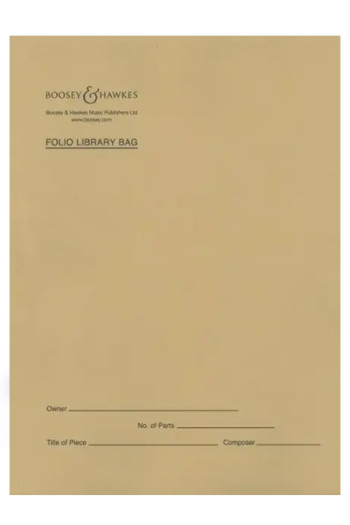 Folio Library Bag - Brown Paper:  32cm X 42cm
