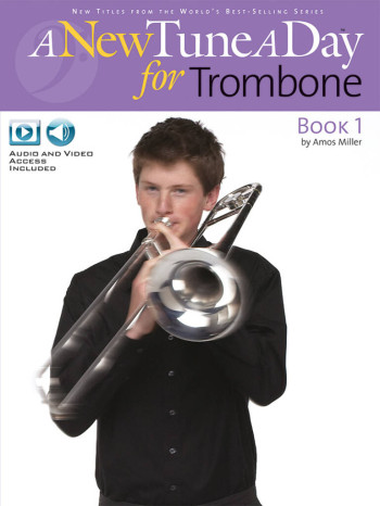 New Tune A Day: Trombone Bass Clef: Book & Audio/Video Access (Bennett)