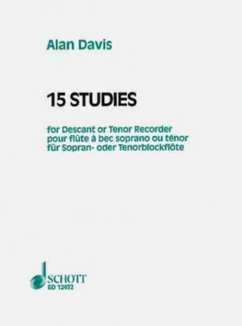 15 Studies For Descant Recorder