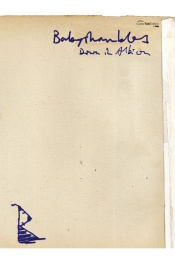 Babyshambles: Down In Albion: Guitar Tab