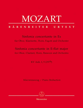 Sinfonia Concertante: eb Maj-ob:  Clar: Bassoon: Horn and Piano