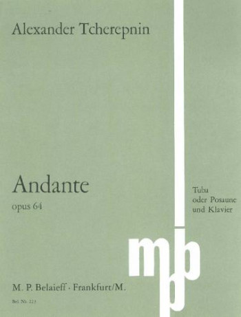 Andante: Tuba Or Bass Trombone (Belaieff)
