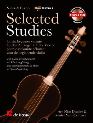 Selected Studies Position 1: Viola & Piano Book & CD