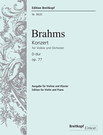 Concerto D Major Op.77: Violin & Piano (Breitkopf)