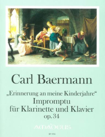 Imptomptu Op34: Clarinet & Piano (Broekmans)