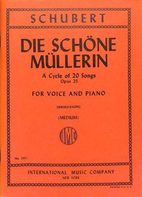 Die Schoene Muellerin Op.25: Medium Voice And Piano