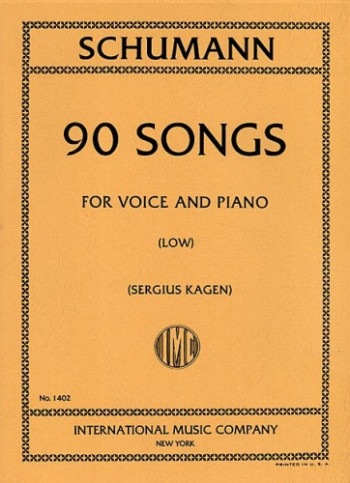 90 Songs: Low Voice And Piano (International)
