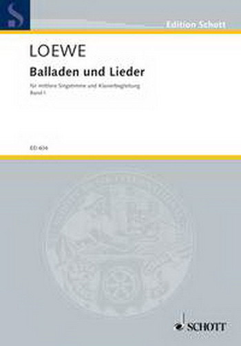 Ballades and Leider: Vol1: Vocal Song Album and Piano