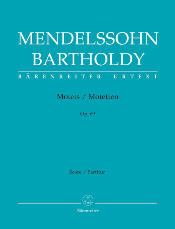 Motets: Op69: Vocal Score  (Barenreiter)