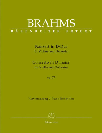 Concerto D Major Op.77: Violin & Piano (Barenreiter)