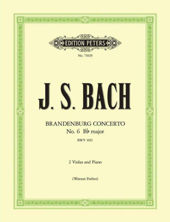 Brandenberg Concerto No.6: 2 Violas & Piano (Peters)