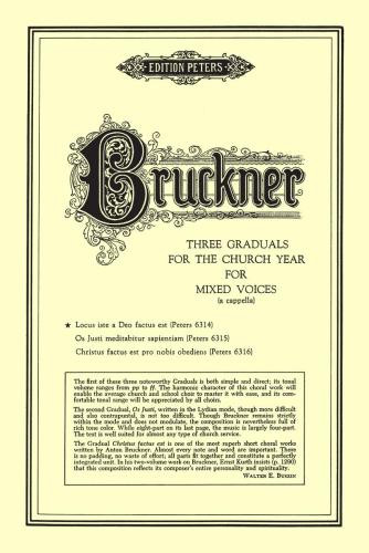 3 Graduals No 1: Locus Iste Vocal Satb