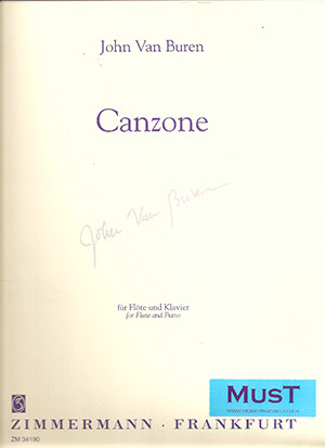 Canzone: Flute & Piano (Zimerman)
