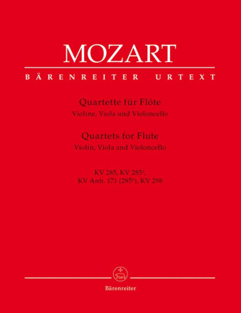 4 Flute Quartets: Quartets For Flute, Violin, Viola And Violoncello: Parts (Barenreite
