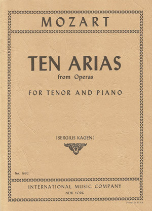 10 Arias: Tenor Voice and Piano (International)