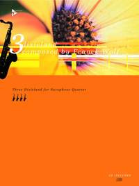 3 Dixieland For Saxophone Quartet Satb: Score & Parts & CD (wolf) (Advance)