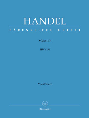 Messiah: HWV 56 Vocal Score (Urtext) (Barenreiter)