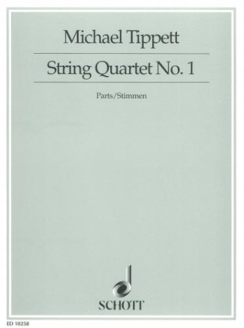 Tippett: String Quartet: No1: Set Of  Parts